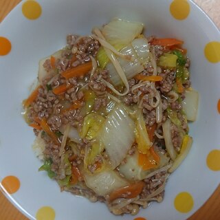 余ったラーメン粉末スープで簡単中華丼！